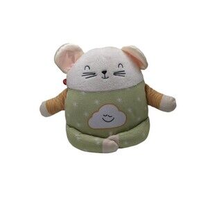 Fisher Price MEDITATION MOUSE Soothing Sounds Music Nature Yoga Light Up Plush